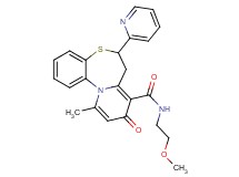 N-(2-methoxyethyl)-11-methyl-9-oxo-6-(2-pyridinyl)-7,9-dihydro-6H-pyrido[2,1-d][1,5]benzothiazepine-8-carboxamide