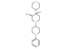 (3R*,4R*)-3-methyl-1'-phenyl-4-(tetrahydro-2H-pyran-4-yl)-1,4'-bipiperidin-4-ol