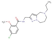 4-chloro-2-methoxy-N-[(5-propyl-5,6,7,8-tetrahydro-4H-pyrazolo[1,5-a][1,4]diazepin-2-yl)methyl]benzamide