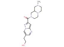 2-{2-[(8-methyloctahydro-2H-pyrazino[1,2-a]pyrazin-2-yl)carbonyl]pyrazolo[1,5-a]pyrimidin-6-yl}ethanol