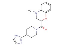 2-{[4-(1H-imidazol-2-yl)piperidin-1-yl]carbonyl}-4-methyl-3,4-dihydro-2H-1,4-benzoxazine