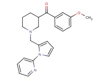 (3-methoxyphenyl)(1-{[1-(2-pyridinyl)-1H-pyrrol-2-yl]methyl}-3-piperidinyl)methanone