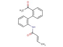 (2E)-N-(2'-acetylbiphenyl-2-yl)but-2-enamide