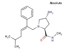 (2S,4R)-4-amino-N-methyl-1-[(2Z)-5-methyl-2-phenylhex-2-en-1-yl]pyrrolidine-2-carboxamide