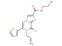 7-allyl-N-(2-hydroxyethyl)-8-oxo-6-(2-thienyl)-7,8-dihydroimidazo[1,2-a]pyrazine-2-carboxamide