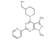 [1-(1,3-dimethyl-6-pyridin-2-yl-1H-pyrazolo[3,4-d]pyrimidin-4-yl)piperidin-3-yl]methanol
