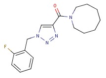 1-{[1-(2-fluorobenzyl)-1H-1,2,3-triazol-4-yl]carbonyl}azocane