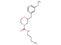 N-butyl-2-(3-methoxybenzyl)-4-morpholinecarboxamide