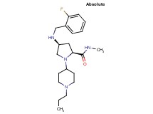 (4S)-4-[(2-fluorobenzyl)amino]-N-methyl-1-(1-propyl-4-piperidinyl)-L-prolinamide