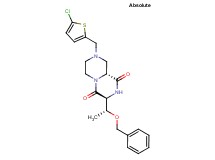 (3S,9aR)-3-[(1R)-1-(benzyloxy)ethyl]-8-[(5-chloro-2-thienyl)methyl]tetrahydro-2H-pyrazino[1,2-a]pyrazine-1,4(3H,6H)-dione