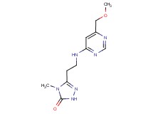 5-(2-{[6-(methoxymethyl)pyrimidin-4-yl]amino}ethyl)-4-methyl-2,4-dihydro-3H-1,2,4-triazol-3-one