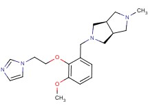 (3aR*,6aS*)-2-{2-[2-(1H-imidazol-1-yl)ethoxy]-3-methoxybenzyl}-5-methyloctahydropyrrolo[3,4-c]pyrrole