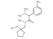 2-(dimethylamino)-N-{[1-(hydroxymethyl)cyclopentyl]methyl}-N-methyl-2-(3-methylphenyl)acetamide
