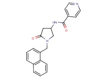 N-[1-(1-naphthylmethyl)-5-oxo-3-pyrrolidinyl]isonicotinamide