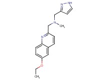 1-(6-ethoxyquinolin-2-yl)-N-methyl-N-(1H-pyrazol-3-ylmethyl)methanamine