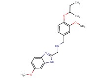 (4-sec-butoxy-3-methoxybenzyl)[(6-methoxy-1H-benzimidazol-2-yl)methyl]amine