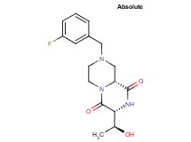 (3R,9aR)-8-(3-fluorobenzyl)-3-[(1S)-1-hydroxyethyl]tetrahydro-2H-pyrazino[1,2-a]pyrazine-1,4(3H,6H)-dione