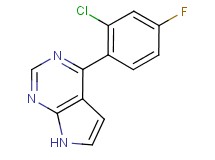 4-(2-chloro-4-fluorophenyl)-7H-pyrrolo[2,3-d]pyrimidine