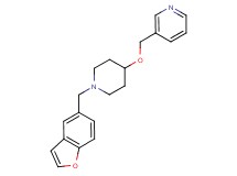 3-({[1-(1-benzofuran-5-ylmethyl)-4-piperidinyl]oxy}methyl)pyridine
