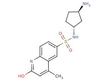 N-[rel-(1R,3R)-3-aminocyclopentyl]-2-hydroxy-4-methyl-6-quinolinesulfonamide dihydrochloride
