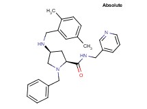 (4S)-1-benzyl-4-[(2,5-dimethylbenzyl)amino]-N-(3-pyridinylmethyl)-L-prolinamide