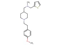 ({1-[2-(4-methoxyphenyl)ethyl]-4-piperidinyl}methyl)methyl(2-thienylmethyl)amine