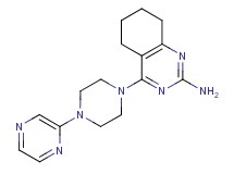 4-(4-pyrazin-2-ylpiperazin-1-yl)-5,6,7,8-tetrahydroquinazolin-2-amine