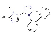 3-(1,2-dimethyl-1H-imidazol-5-yl)[1,2,4]triazolo[4,3-f]phenanthridine