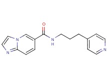 N-(3-pyridin-4-ylpropyl)imidazo[1,2-a]pyridine-6-carboxamide