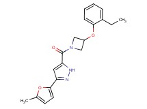 5-{[3-(2-ethylphenoxy)-1-azetidinyl]carbonyl}-3-(5-methyl-2-furyl)-1H-pyrazole
