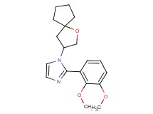 2-(2,3-dimethoxyphenyl)-1-(1-oxaspiro[4.4]non-3-yl)-1H-imidazole