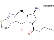 (2S,4S)-4-amino-N-ethyl-1-[(6-methylimidazo[2,1-b][1,3]thiazol-5-yl)carbonyl]pyrrolidine-2-carboxamide