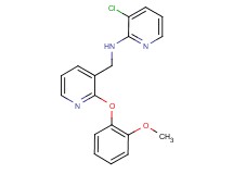 3-chloro-N-{[2-(2-methoxyphenoxy)pyridin-3-yl]methyl}pyridin-2-amine