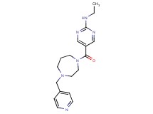 N-ethyl-5-{[4-(4-pyridinylmethyl)-1,4-diazepan-1-yl]carbonyl}-2-pyrimidinamine