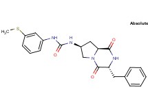 N-[(3R,7S,8aS)-3-benzyl-1,4-dioxooctahydropyrrolo[1,2-a]pyrazin-7-yl]-N'-[3-(methylthio)phenyl]urea