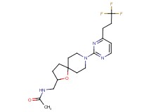 N-({8-[4-(3,3,3-trifluoropropyl)pyrimidin-2-yl]-1-oxa-8-azaspiro[4.5]dec-2-yl}methyl)acetamide