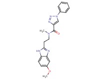 N-[2-(5-methoxy-1H-benzimidazol-2-yl)ethyl]-N-methyl-1-phenyl-1H-1,2,3-triazole-4-carboxamide