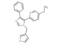 5-ethyl-2-[1-(3-furylmethyl)-4-phenyl-1H-imidazol-5-yl]pyridine