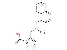 4-{[methyl(quinolin-5-ylmethyl)amino]methyl}-1H-pyrazole-3-carboxylic acid
