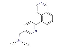 1-(6-isoquinolin-5-ylpyridin-3-yl)-N,N-dimethylmethanamine