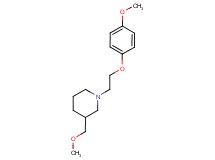 3-(methoxymethyl)-1-[2-(4-methoxyphenoxy)ethyl]piperidine