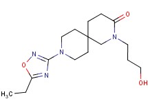 9-(5-ethyl-1,2,4-oxadiazol-3-yl)-2-(3-hydroxypropyl)-2,9-diazaspiro[5.5]undecan-3-one