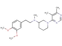 N-[2-(3,4-dimethoxyphenyl)ethyl]-1-(5,6-dimethyl-4-pyrimidinyl)-N-methyl-3-piperidinamine