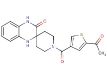 1-[(5-acetyl-3-thienyl)carbonyl]-1',4'-dihydro-3'H-spiro[piperidine-4,2'-quinoxalin]-3'-one