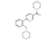 4-{2-[5-(piperidin-1-ylcarbonyl)pyridin-2-yl]benzyl}morpholine