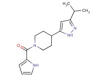 4-(3-isopropyl-1H-pyrazol-5-yl)-1-(1H-pyrrol-2-ylcarbonyl)piperidine