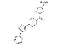 (3R,5S)-5-{[4-(3-phenyl-1,2,4-oxadiazol-5-yl)piperidin-1-yl]carbonyl}pyrrolidin-3-amine