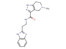 N-[2-(1H-benzimidazol-2-yl)ethyl]-5-methyl-4,5,6,7-tetrahydro-1H-pyrazolo[4,3-c]pyridine-3-carboxamide