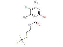 5-chloro-2-hydroxy-4,6-dimethyl-N-{2-[(trifluoromethyl)thio]ethyl}nicotinamide