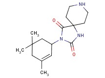 3-(3,5,5-trimethyl-2-cyclohexen-1-yl)-1,3,8-triazaspiro[4.5]decane-2,4-dione